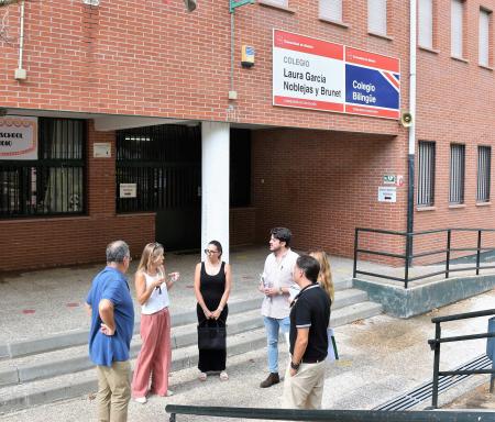 El Ayuntamiento inicia el proyecto de rehabilitación del colegio Laura García Noblejas y Brunet