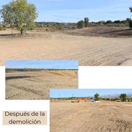 Los trabajos de demolición del CITO entran en su última fase, la de recuperación y adecuación del terreno