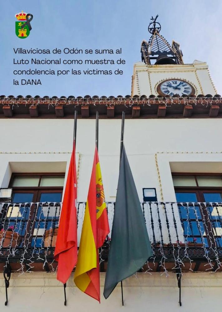 Villaviciosa de Odón se suma al Luto Nacional por las víctimas de la DANA