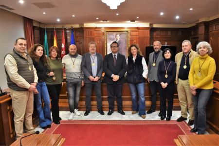 Recibimiento a la nueva Junta de la Hermandad del Cristo del Milagro