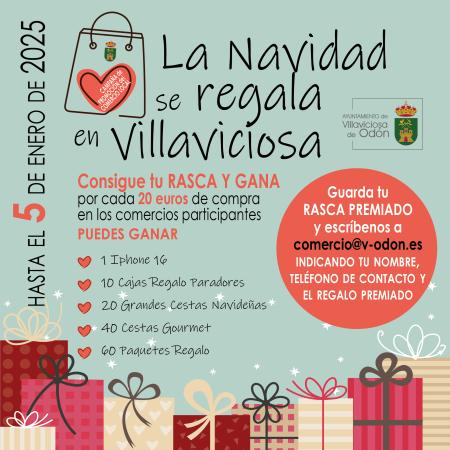 El Ayuntamiento de Villaviciosa de Odón lanza una campaña para incentivar y promover el comercio esta Navidad