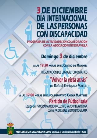  Imagen Villaviciosa de Odón conmemora este domingo el Día Internacional de las Personas con Discapacidad programando distintas actividades